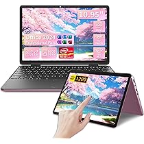 ノートパソコン ピンク10.95インチタッチパネル RGB/16GB DDR4 Amazon.co.jp: 2in1 ノートパソコン ピンク10.95インチ